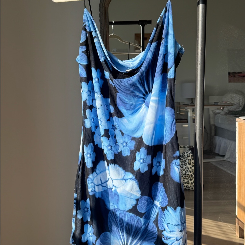 Blue Floral Dress
